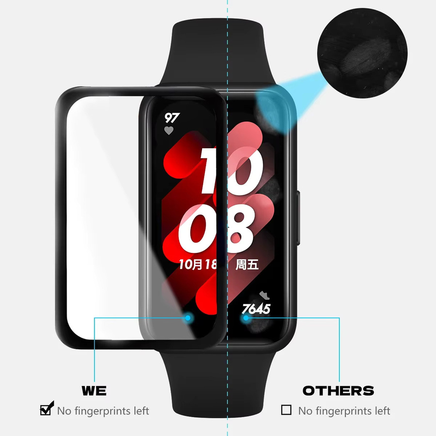 OAKCHARM Displayschutzfolie für Samsung Galaxy Fit 3, transparent, Silikon - Bild 3