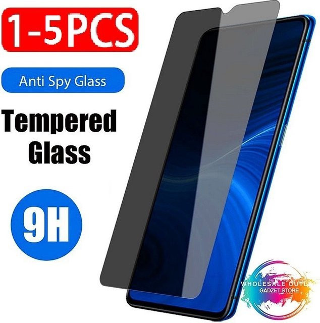 Sichtschutz aus gehärtetem Glas für Huawei Honor X6A X6S Y6S Y6P 8A 10i 20E Play 40 Play 30 Plus Anti-Spy transparent - Bild 1