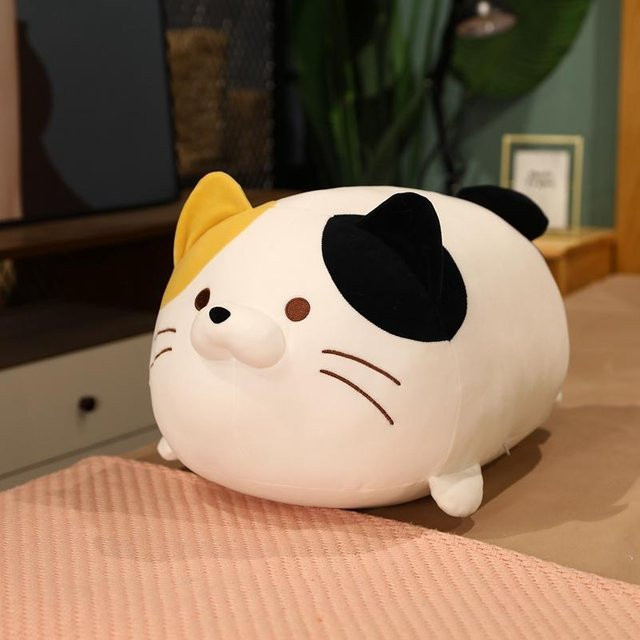 Kidsly Beard Knödel Katze Stofftier Plüschtier, weiß, 35cm - Bild 1