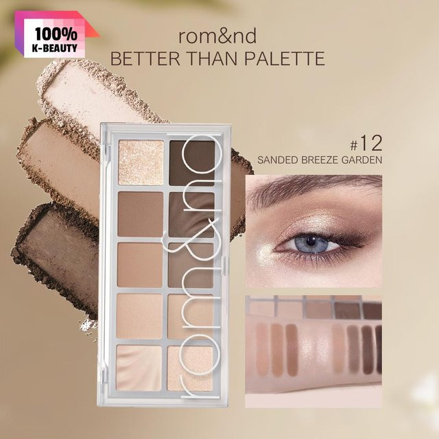 rom&nd Better Than Palette Puder, Sanded Breeze Garden, Matt - Bild 1