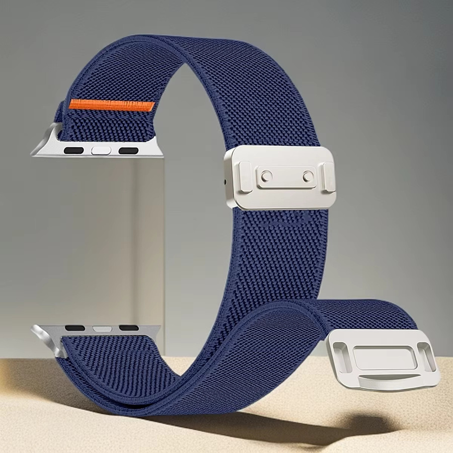 Magnetisches Armband, Textil, Schwarz, Unisex, für Apple Watch - Bild 5