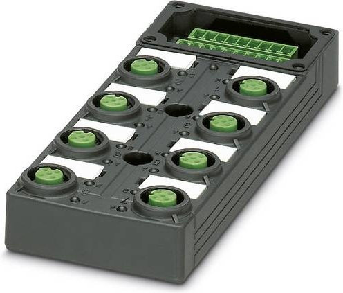 Phoenix Contact Sensor/Aktorbox SACB-8/8-L-C GG SCO P passiv, M12-Verteiler mit Kunststoffgewinde, grau - Bild 1