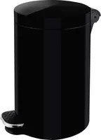ZWINGO Tretabfalleimer aus Stahl in Schwarz, B/T/H: 30 x 30 x 45 cm - Bild 1