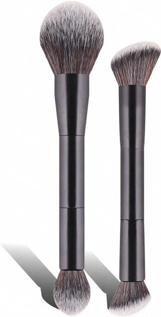 LUXEBLEND Dual-Ended Make-up-Pinsel-Set, Puder- und Rougepinsel - Bild 1