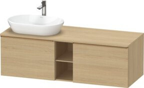 Duravit Waschtischunterschrank D-Neo Wandhängend Beige B: 140 cm, T: 55 cm, H: 45,9 cm - Bild 1