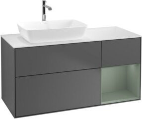 V&B Waschtischunterschrank Finion in Anthrazit lackiert, Breite: 120 cm, Tiefe: 50,1 cm, Höhe: 50,1 cm - Bild 1