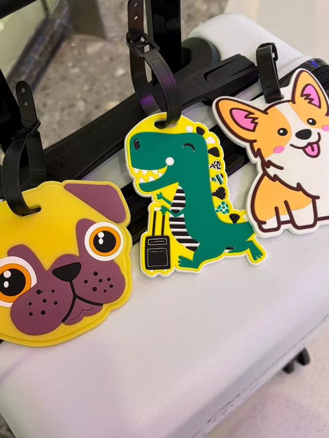 BOYI Gepäckanhänger, Corgi, Dinosaurier, Unisex - Bild 3