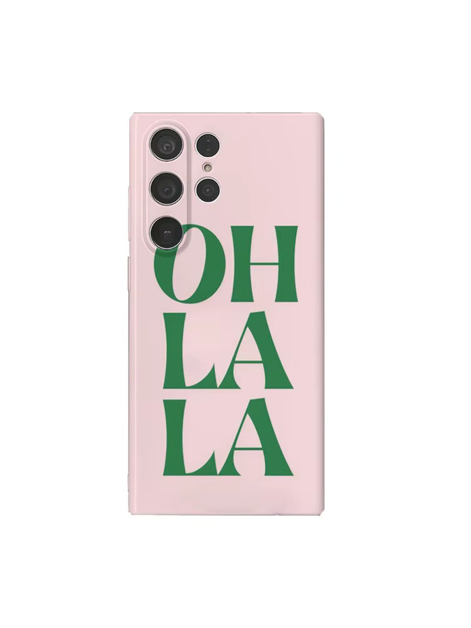 Rosa Oh La La Handyhülle für Samsung Galaxy S25 S24 S23 Ultra Plus A35 A55 Glossy HD Hard Cover - Bild 7