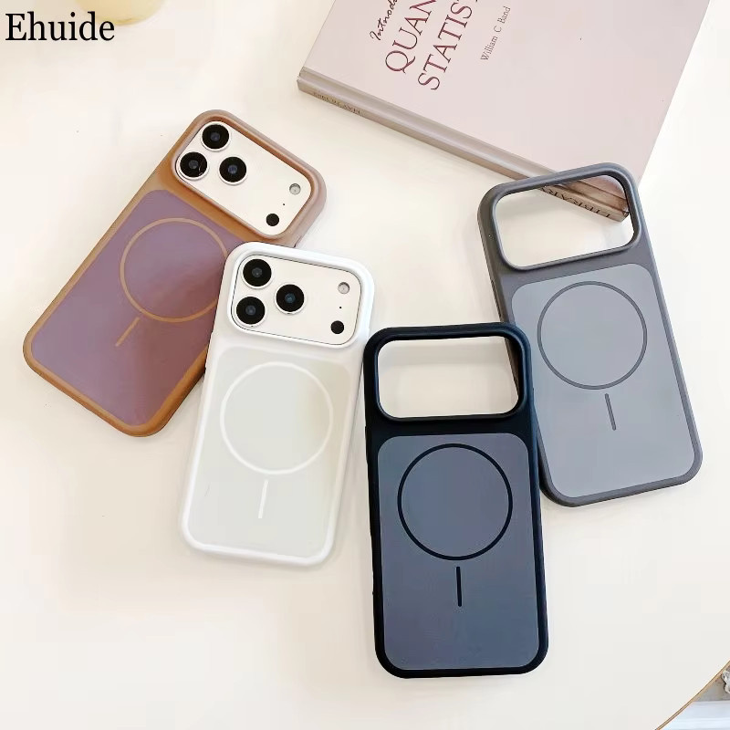 Magnetische Silikon Hülle für Apple iPhone 17 Pro Max, iPhone 16 Pro, iPhone 16 und iPhone 17 Pro mit MagSafe Unterstützung, stoßfest und Anti-Rutsch, Farbe: Schwarz - Bild 2