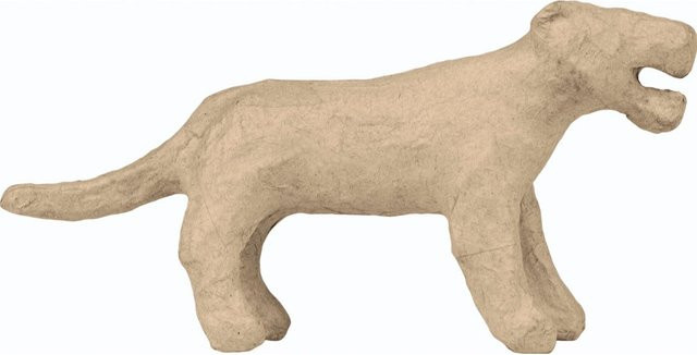 décopatch Panther Pappmachéform Braun - Bild 1