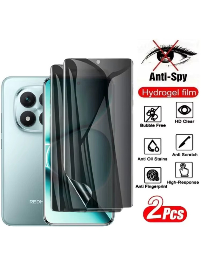 2 Stück Xiaomi Anti-Spionage Hydrogel-Displayschutzfolie für Redmi Note 15 14 13 Pro Plus 12 11 10 S transparent - Bild 6