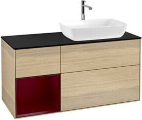 V&B Waschtischunterschrank Finion in Eiche Lackiert, Breite: 120 cm, Tiefe: 50,1 cm, Höhe: 50,1 cm - Bild 1