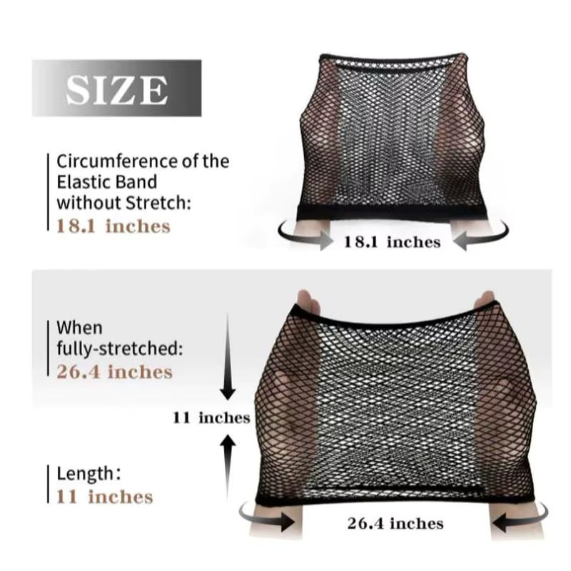 Haarnetz für Perücken, Schwarz, Unisex - Bild 5