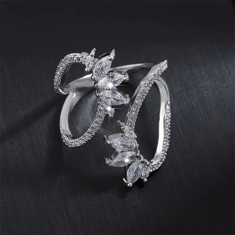 ZAKOL Ring, weiß, Zirkonia, Damen - Bild 3