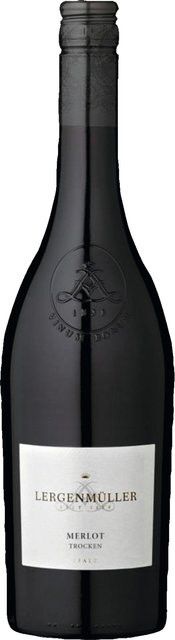 Lergenmüller Merlot Rotwein, Pfalz, 2024, trocken, 0,75 l - Bild 1