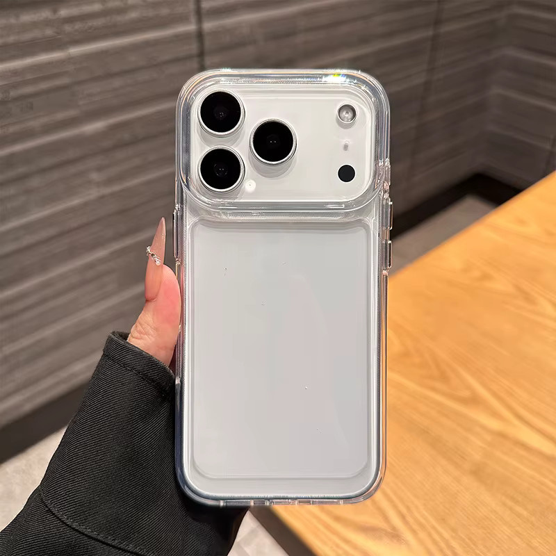 Transparente und stoßfeste Acryl-Handyhülle für Apple iPhone 11 bis iPhone 17 Pro Max und Air - Bild 1