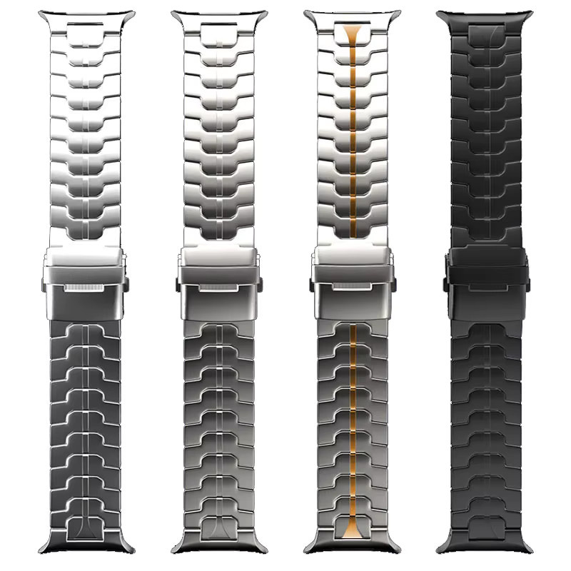 jansin Uhrenarmband Edelstahl, Silber, Herren - Bild 1