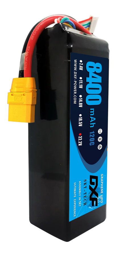 DXF Li-Ion Akku Pack für 2S bis 6S mit Kapazitäten von 5200 mAh bis 8000 mAh - Bild 1