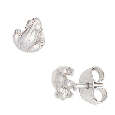 Colkid Ohrstecker Frosch, 925 Silber, Kinder - Bild 1