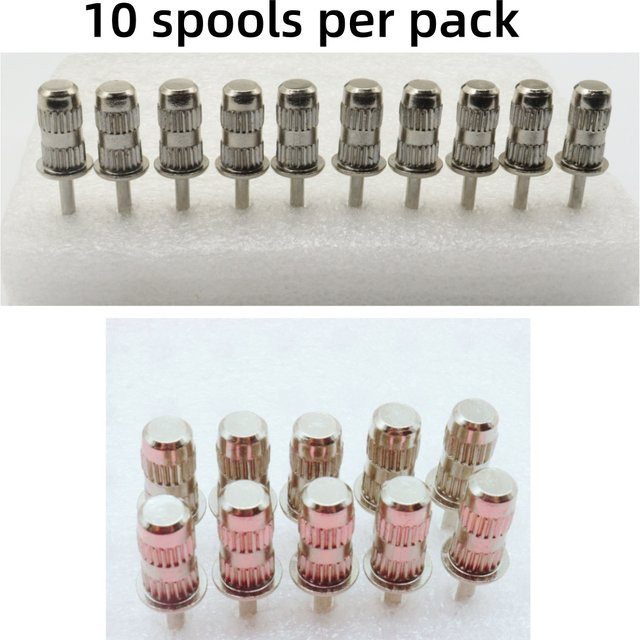 Easy Nail Mandrel-Nagelbohrer, 10 Stück, 6,2 mm, 3/32 Schaft, Stahl, Unisex - Bild 1