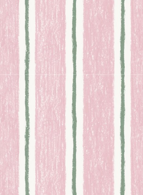 Sandberg Wallpaper Albin Vlies Tapete Pink gestreift - Bild 1