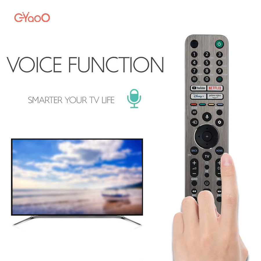 Hintergrundbeleuchtete Sprachfernbedienung für Sony Bravia XR-55A90J A90J LED Smart Android TV Ersatzfernbedienung RMF-TX621E - Bild 2