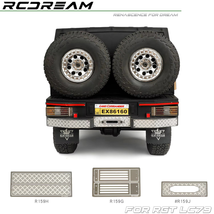 RCDream Windabweiser Regenschutz Rücklichtschutz, Zubehör, Metall - Bild 2