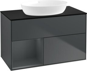 V&B Waschtischunterschrank Finion 100 in Lackausführung, B/T/H: 100 x 50,1 x 50,1 cm - Bild 1