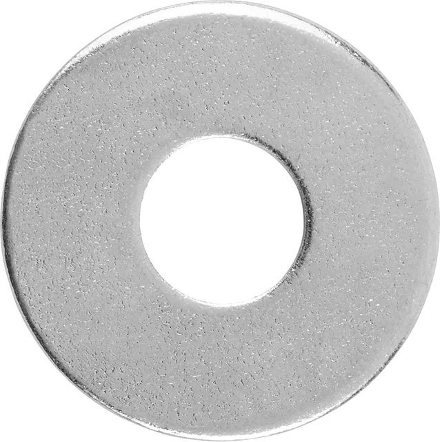 LUX-TOOLS Karosseriescheiben verzinkt in Silber, 100 Stück, Durchmesser: 12 mm, Bohrung: 4,3 mm - Bild 1