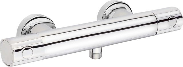 baliv Thermostat-Duscharmatur DU-5020 aus Messing in Chrom/Silber mit Safety-Stop - Bild 1