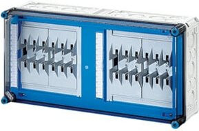 Hensel Sicherungsgehäuse 4xNH00 3p.250A 5p Mi in Blau aus Kunststoff zur Wandmontage - Bild 1