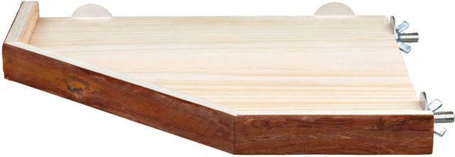 Trixie Natural Living Unterstand und Liegeplatz für Kleintiere aus Holz in Braun B/T: 28 x 28 cm - Bild 1