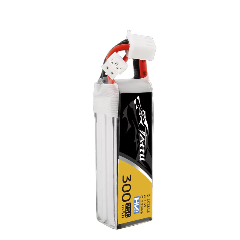 Tattu Li-Ion Akku 7,6 V 300 mAh 75C mit PH 2,0 Stecker für RC Hubschrauber, Quadcopter und FPV Renn-Drohnen - Bild 3