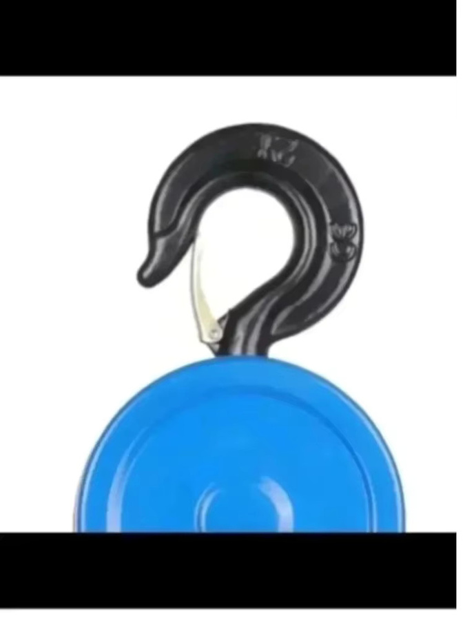 Kettenzugblock 2t Kettenzug mit Haken in Blau - Bild 5