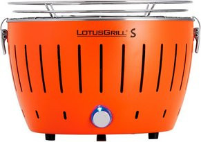 LotusGrill Tischgrill S in Mandarinenorange aus Edelstahl - Bild 1