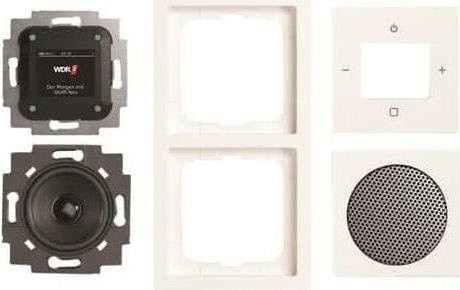 Busch-Jaeger Busch-Radio BTconnect DAB+ Komplette Set mit Bluetooth in Weiß - Bild 1