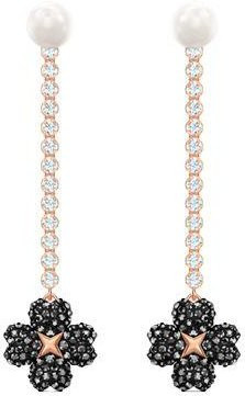 Swarovski Ohrringe, Perle, Schwarz, Damen - Bild 1