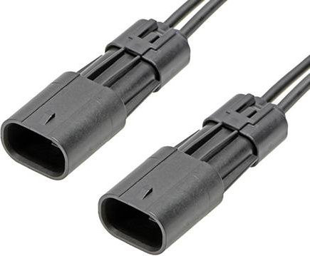 Molex Stiftgehäuse-Kabel Schwarz mit 2166221022 und 2 Polstellen bei einem Rastermaß von 3,60 mm - Bild 1