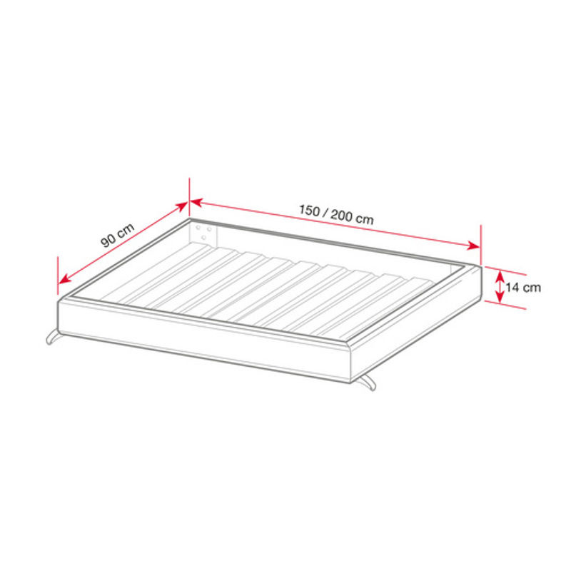 GUTTA Rechteckvordach NM aus Kunststoff in Anthrazit/Weiß/Grau, Breite: 150 cm, Höhe: 90 cm, Tiefe: 14 cm - Bild 2