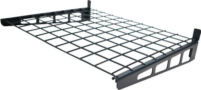 AR Stahlgitter Boden Rivet für Regalsysteme in Anthrazit und Grau, Breite: 43 cm, Tiefe: 45 cm - Bild 1