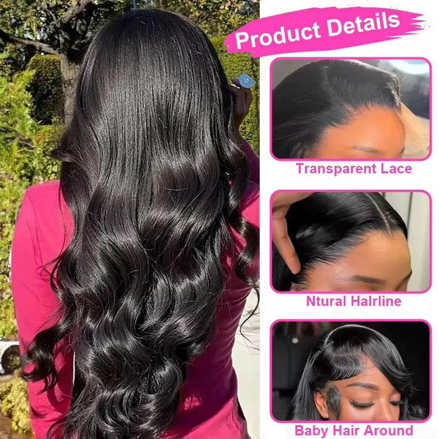Happy Monday Body Wave Perücke, 30-34 Zoll, 100% Echthaar, Damen - Bild 4