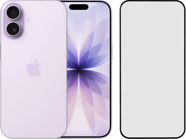 Apple iPhone 17 512GB Violett mit BlueBuilt Panzerglas - Bild 1