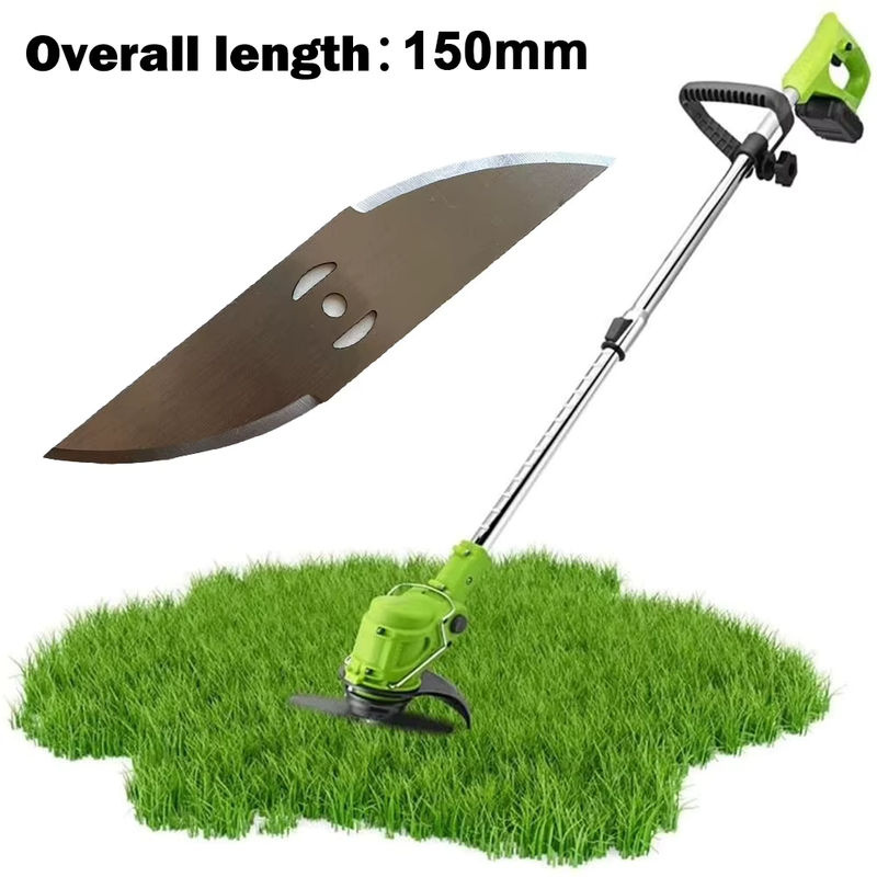 Vibratite Metall Gras String Trimmer Kopf Sägeblatt aus Stahl in Silber, Durchmesser: 150 mm - Bild 3
