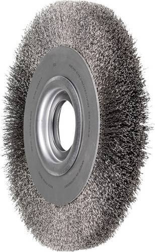PFERD Rundbürste POS RBU ungezopft aus Edelstahl-Draht, Durchmesser: 250 mm, Drahtstärke: 0,30 mm, Farbe: Silber - Bild 1