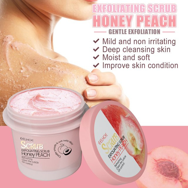 eelhoe Honey Peach Body Scrub Cream, Körperpflege, Unisex - Bild 1