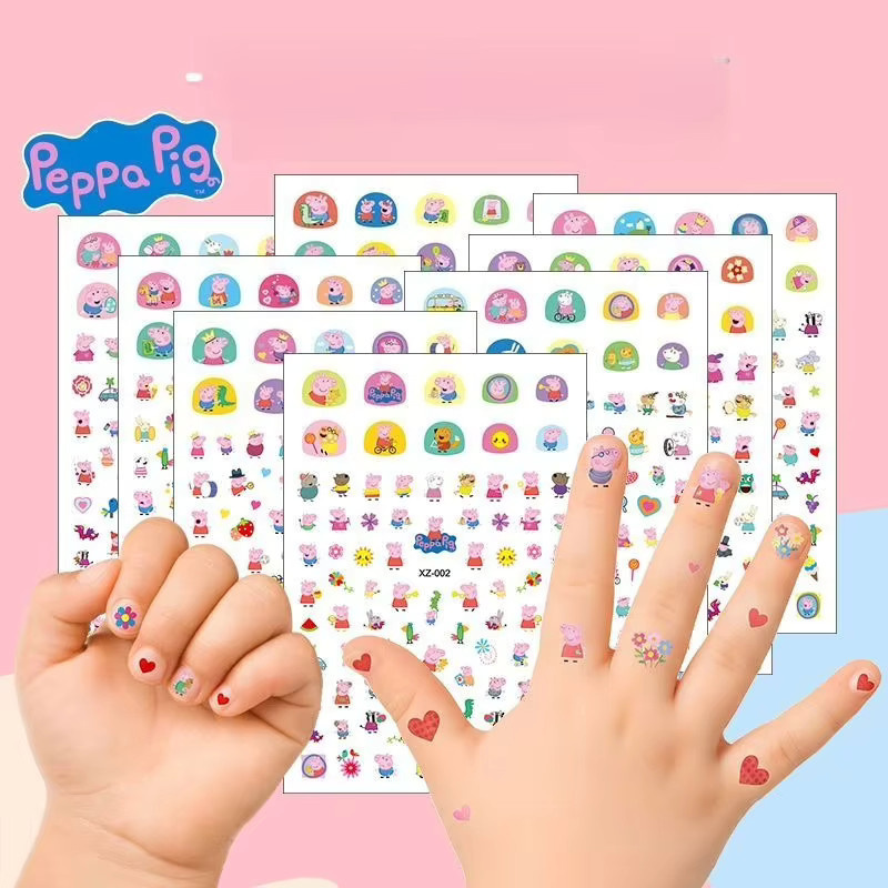 Hasbro Peppa Pig leuchtende Nagelaufkleber, 2–6 Stück - Bild 2