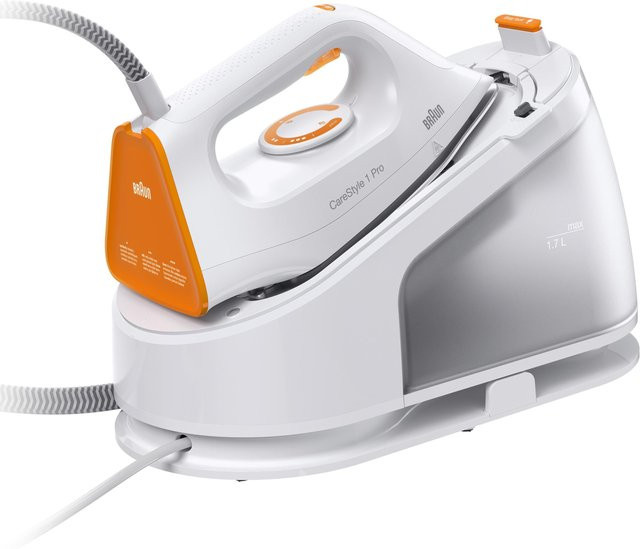 Braun CareStyle 1 Pro IS 1511 WH Dampfbügelstation in Weiß mit vertikalem Dampf und Anti-Calc-Funktion - Bild 1