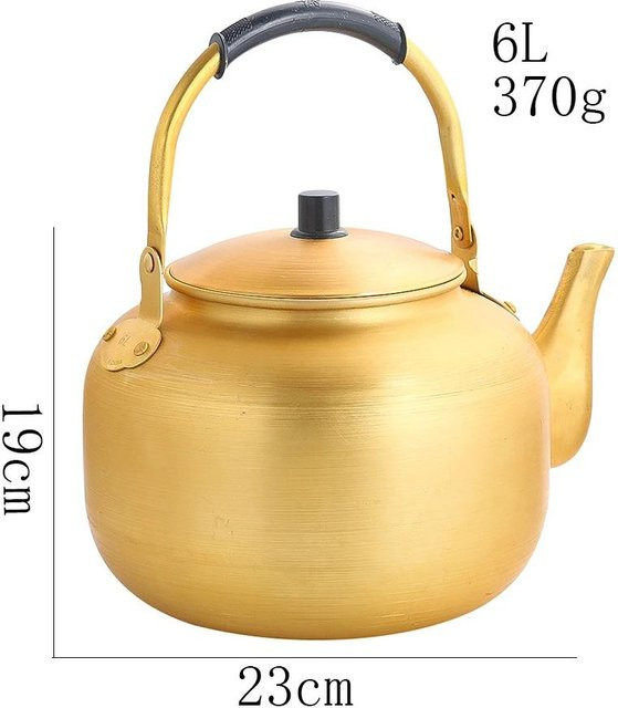 Aluminium Kochtopf im koreanischen Stil für Camping und Haushalt, 6 l - Bild 1