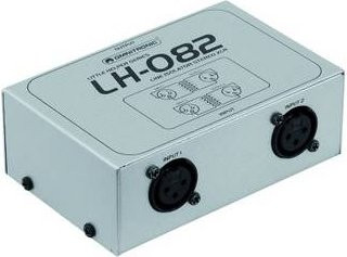 Omnitronic LH-082 Stereo-Line-Isolator mit XLR-Anschluss in Silber - Bild 1