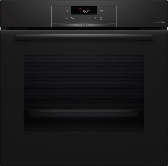 Bosch Einbaubackofen schwarz mit pyrolytischer Selbstreinigung, 71 l, Energieeffizienzklasse A+ - Bild 1